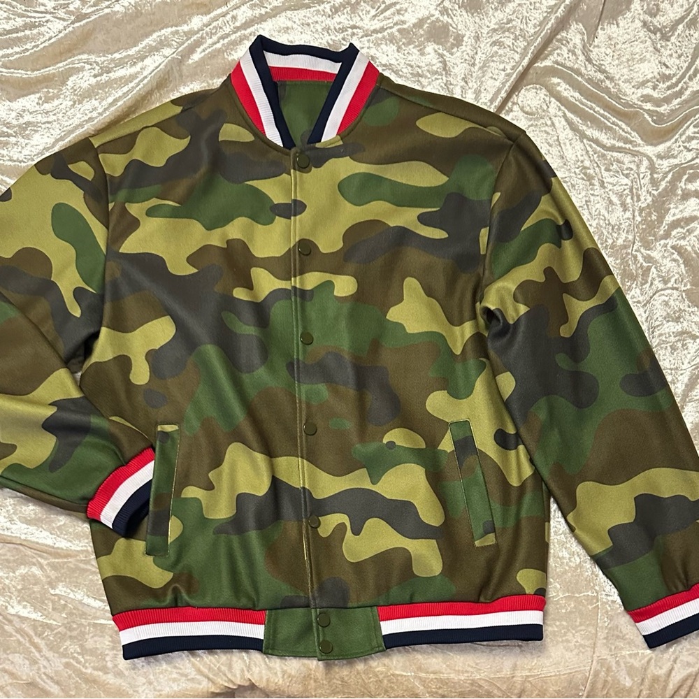 Camouflage Bomber Jacket